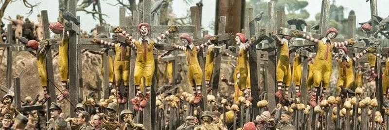 Wie McDonalds ausschauen würden, würden ihn Nazis in der Hölle betreiben