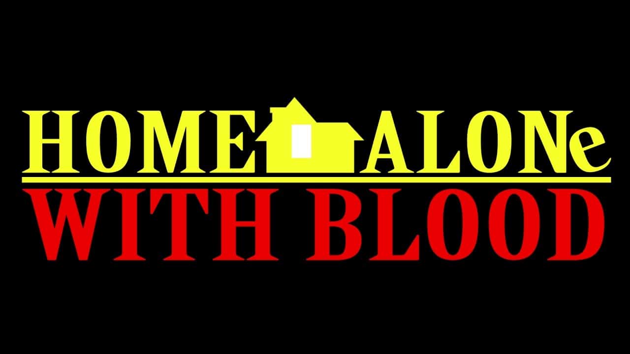 Kevin allein zu Haus mit Blut