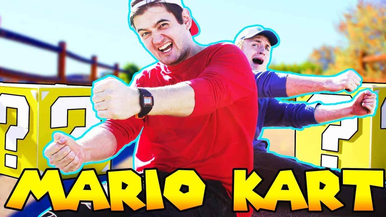 Stop-Motion Real Life Mario Kart Deluxe