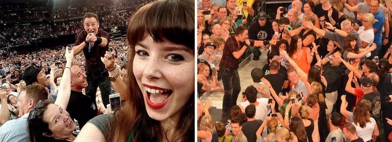 Das beste Bruce Springsteen Selfie ever