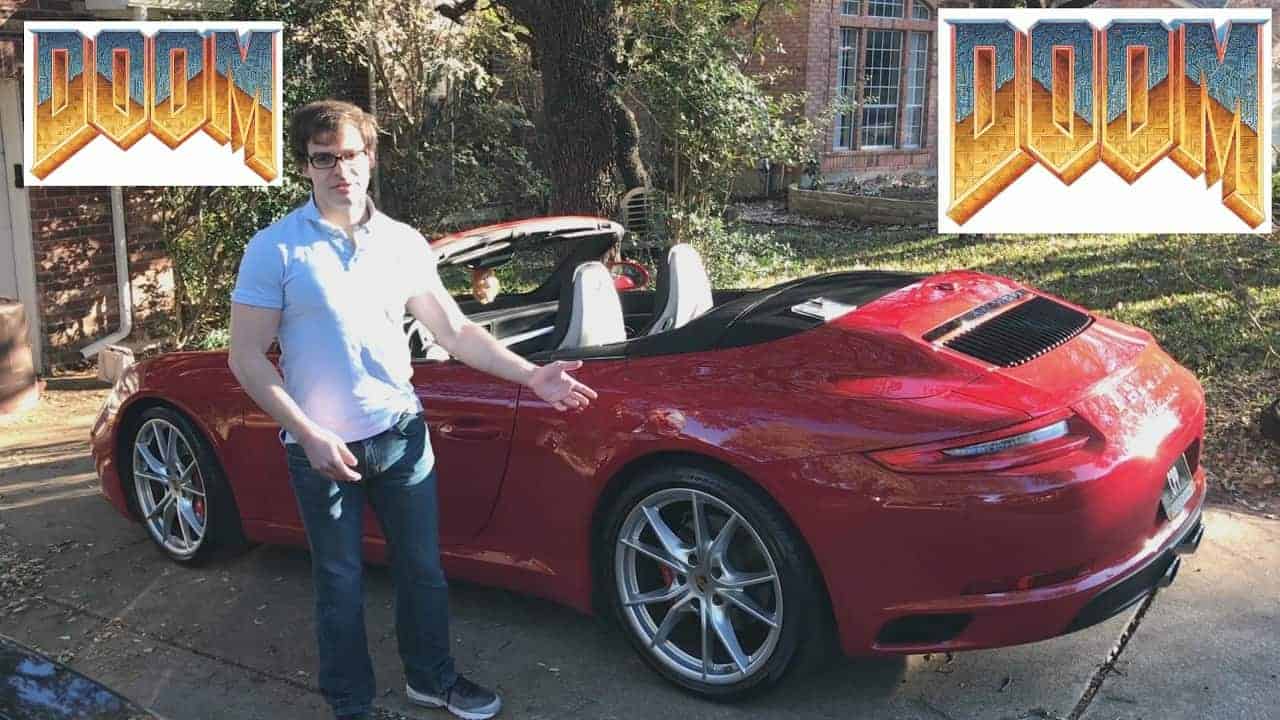 "DOOM" auf dem Bordcomputer eines Porsche 911 gespielt