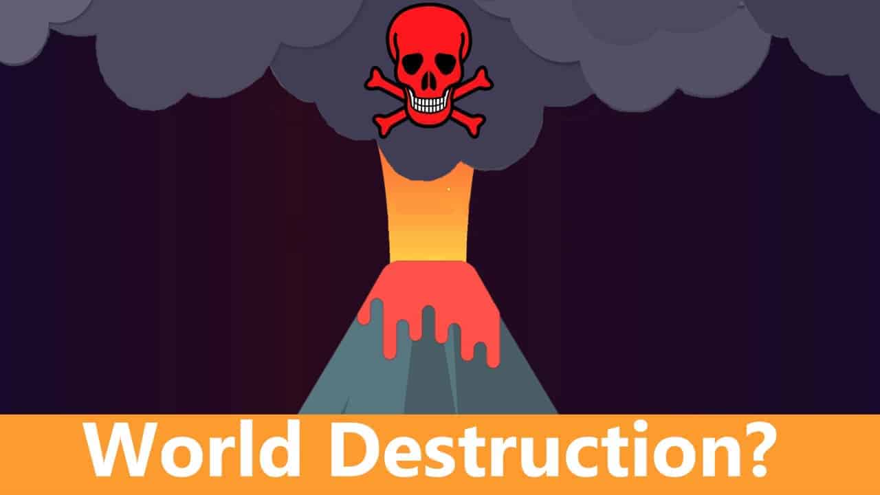 Um vulcão pode destruir o mundo?