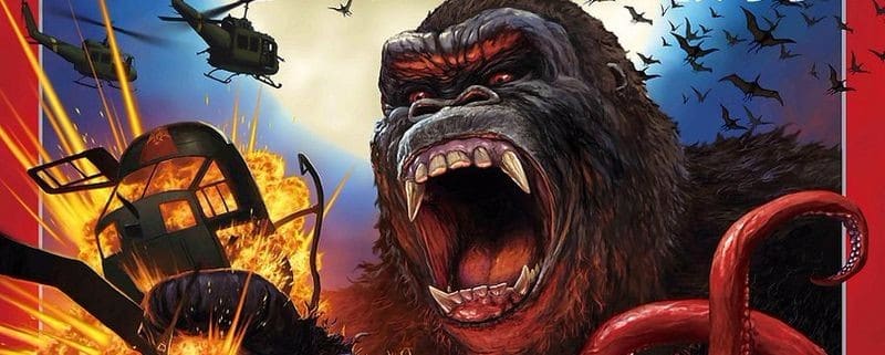Japansk plakat af Kong: Skull Island