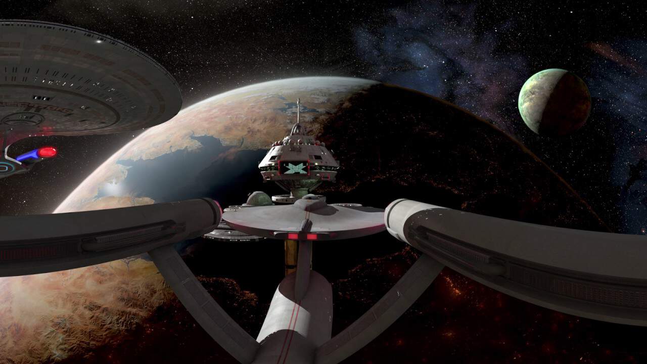 Vista panorámica de 360 ​​° de Star Trek
