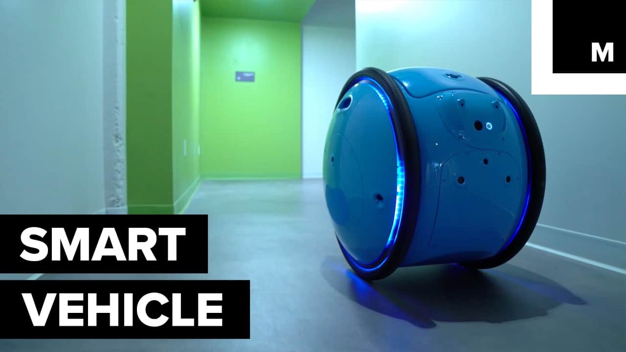 Die Vespa-Roboter-Kugel trägt dir alles hinterher