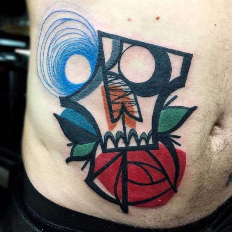 Mike Boyd och hans kubistiska tatueringar