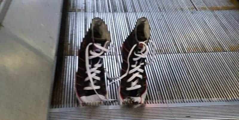 Was passiert, wenn Rolltreppen auf den Geschmack nach Schuhen kommen