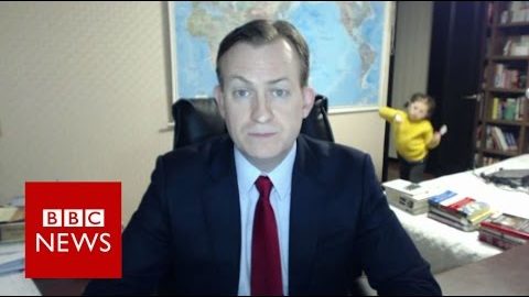 Wenn die eigenen Kids ein Interview mit der BBC unterbrechen