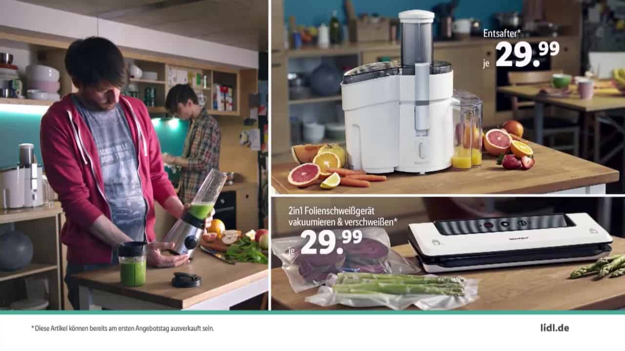 Lidl versucht mit Metal einen Mixer an den Mann zu bringen