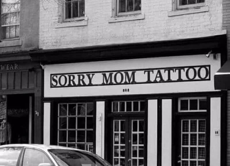 Sorry Mom Tattoo