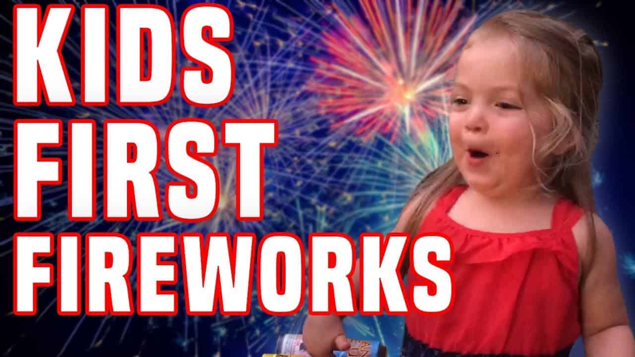 Wenn Kinder zum ersten Mal Feuerwerk sehen