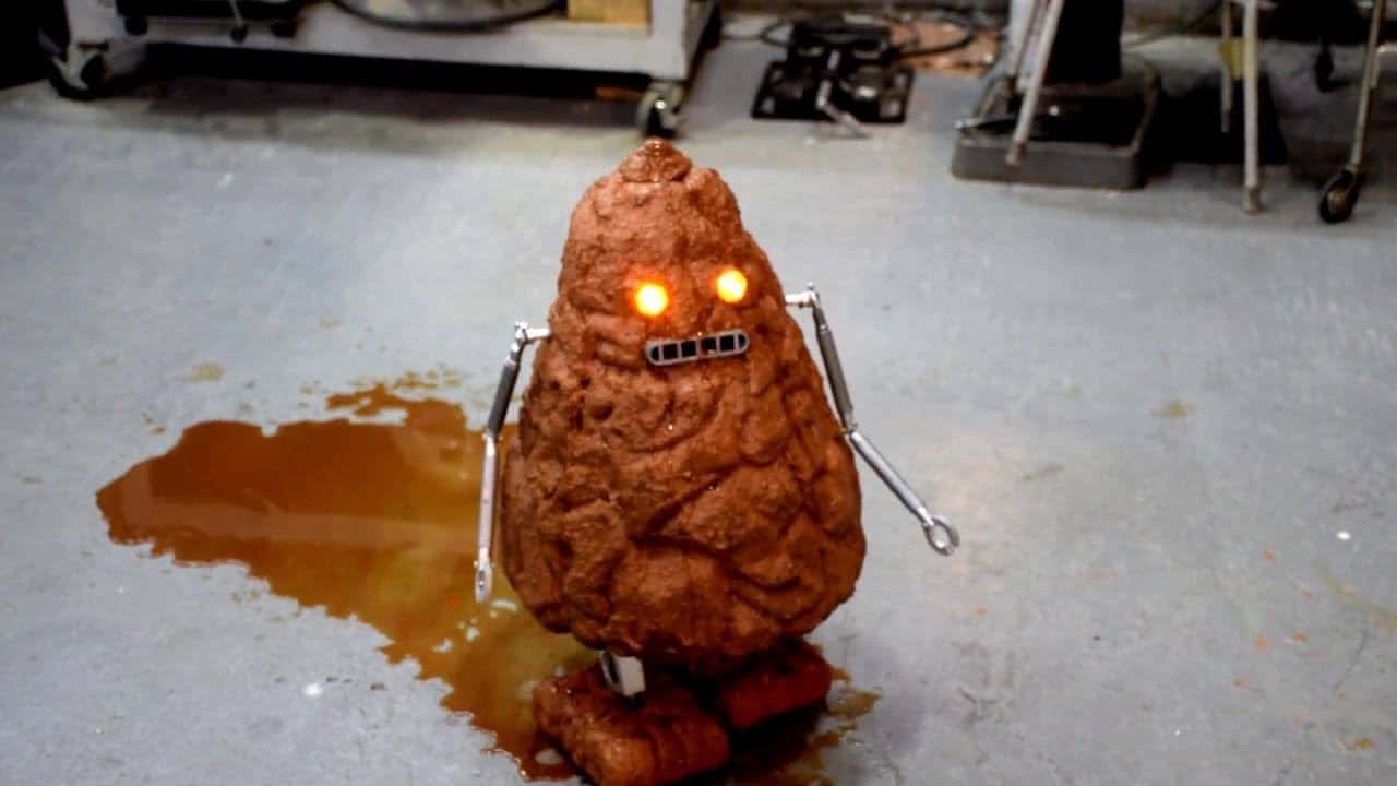 Den første Poo-robot