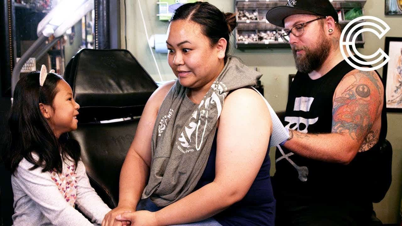 Wenn Kinder Tattoos für ihre Eltern entwerfen
