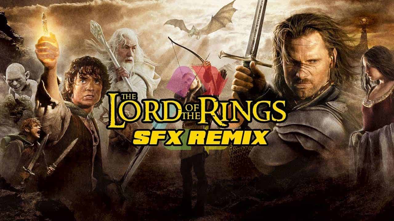 Método eclético: remix de efeitos sonoros de Senhor dos Anéis