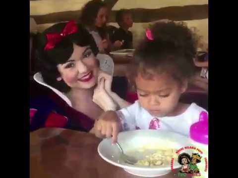 Little girl doesn't like Snow White