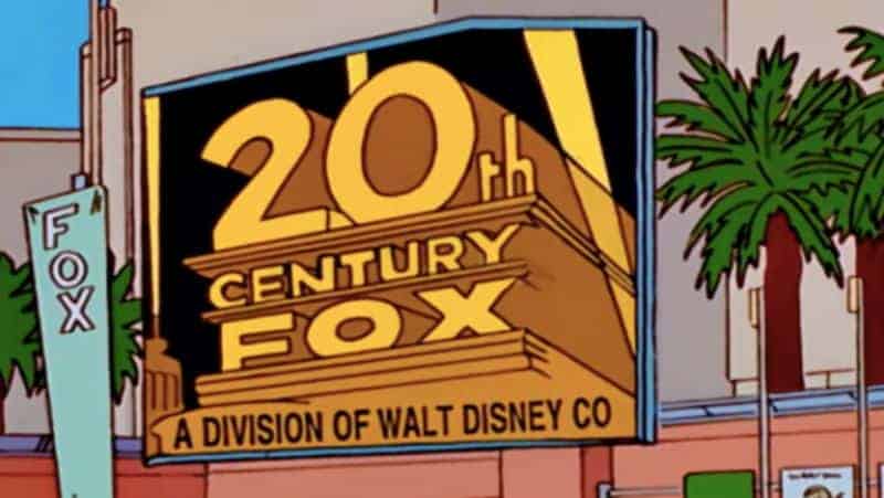Les Simpson ont prédit l'accord d'un milliard de dollars entre Disney et Fox en 1998