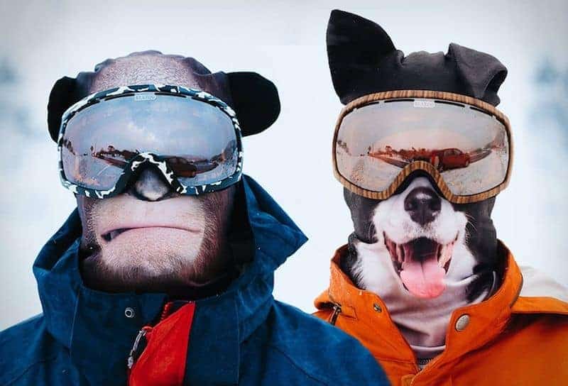 Máscaras de esqui engenhosas