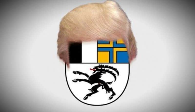 Zpráva Donaldovi Trumpovi ze Graubündenu ve Švýcarsku