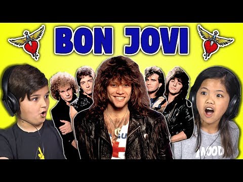 Comment les enfants réagissent lorsqu'ils entendent Bon Jovi pour la première fois