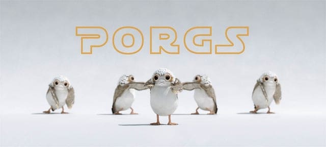 Dancing Porgs
