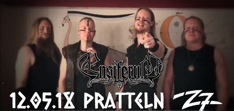 Ensiferum: grabación de vídeo musical en la fábrica de conciertos Z7 en Pratteln