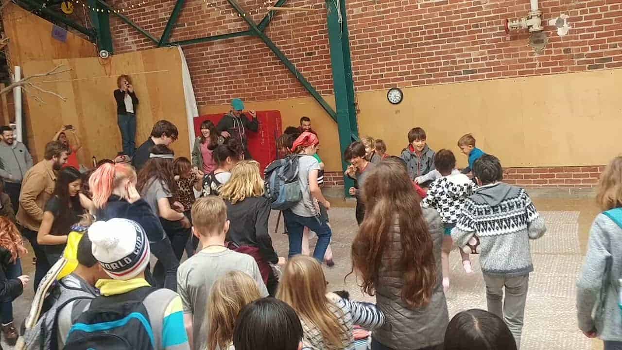 Luftpolsterfolienparty