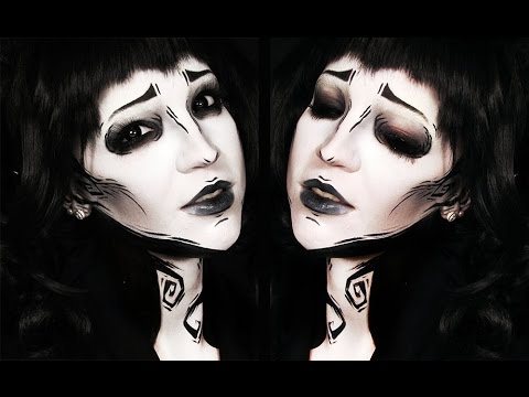 Make-up-Tutorials inspiriert von Tim Burton