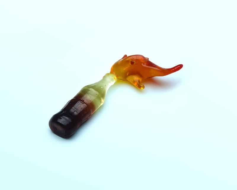 Gummibärchen Molotowcocktail