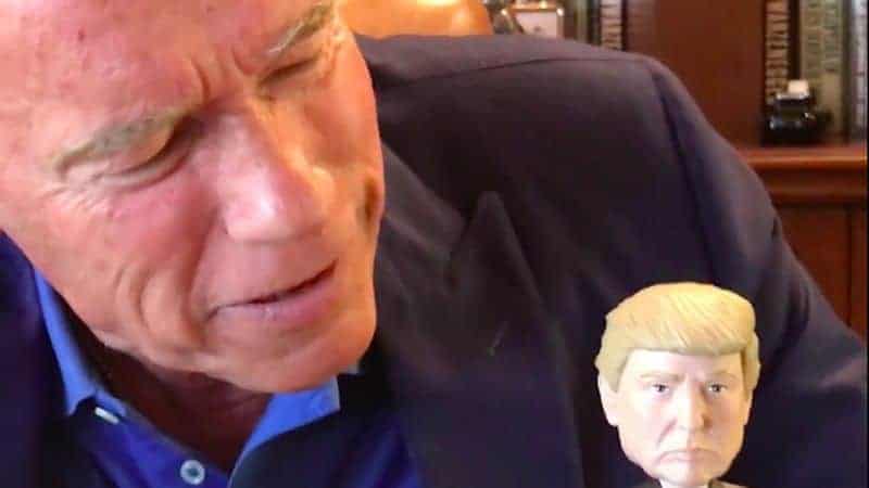 Arnold Schwarzenegger has a new blunt message for Donald J  Trump