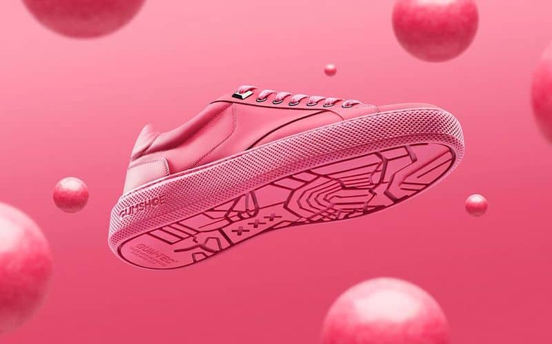 Gumshoe: Recycelte Kaugummis als Sohle für Turnschuhe