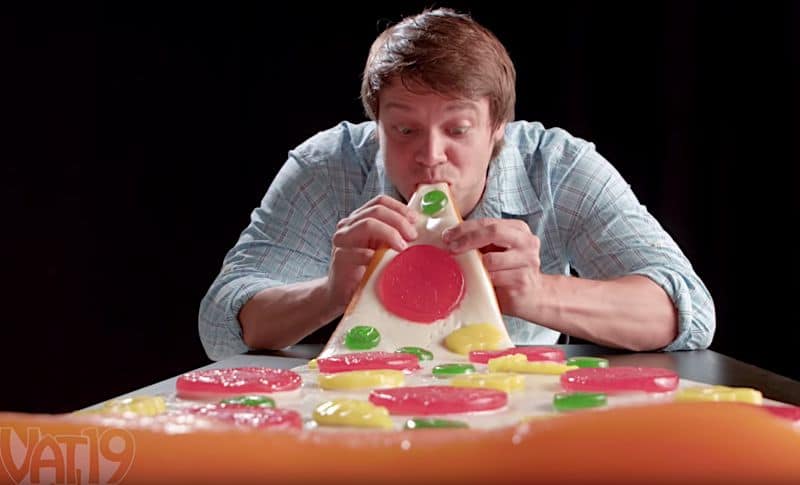 Making a 250 POUND Gummy Pizza! | VAT19