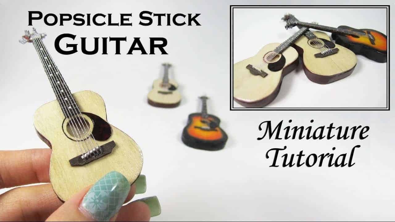 Hvordan man laver miniatureinstrumenter af popsicle-pinde
