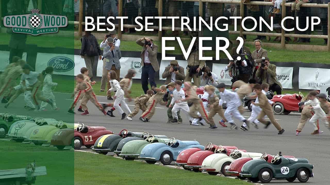 Der grosse Preis der Tretautos: Kinder-Rennen beim Settrington Cup