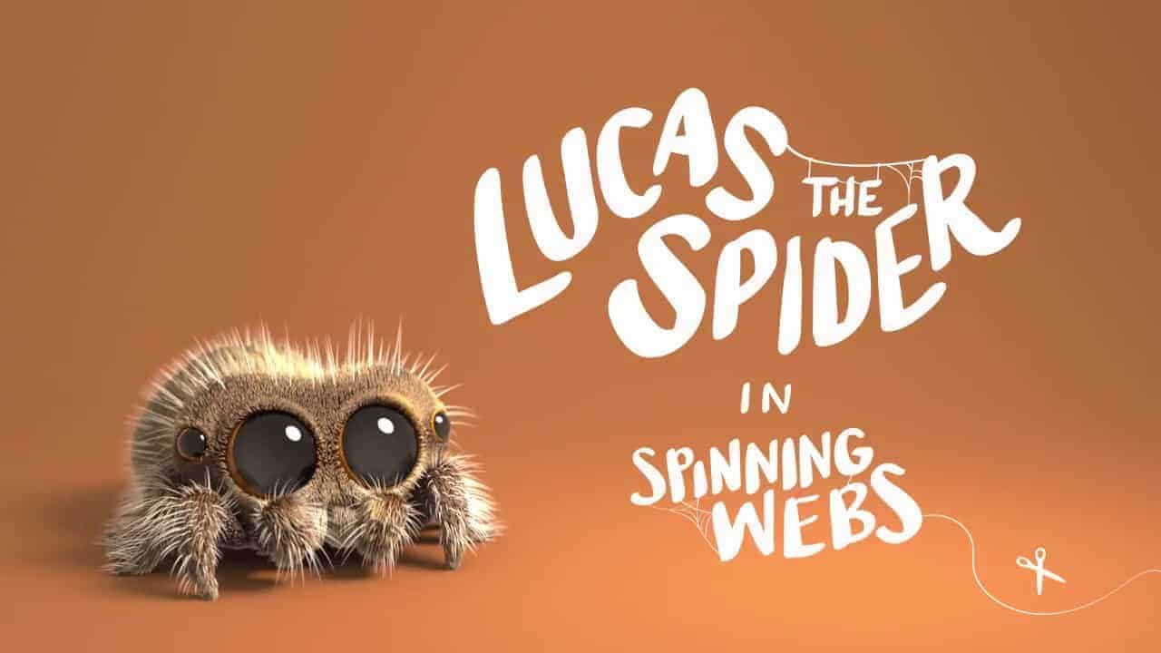 Lucas the Spider spinnt Netze