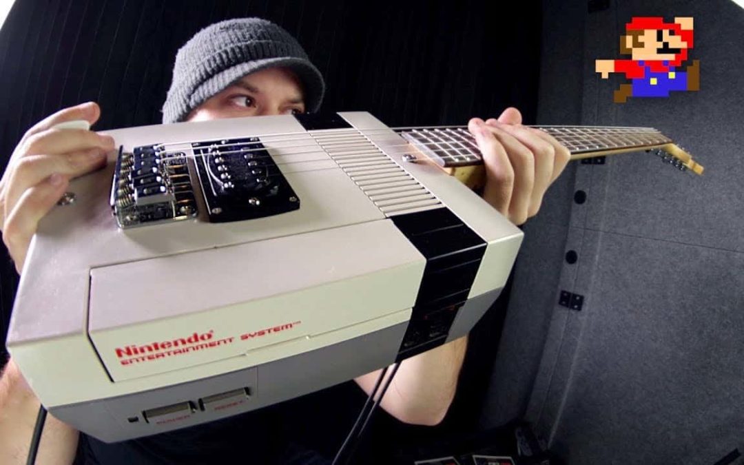 Guitendo: NES and guitar in one