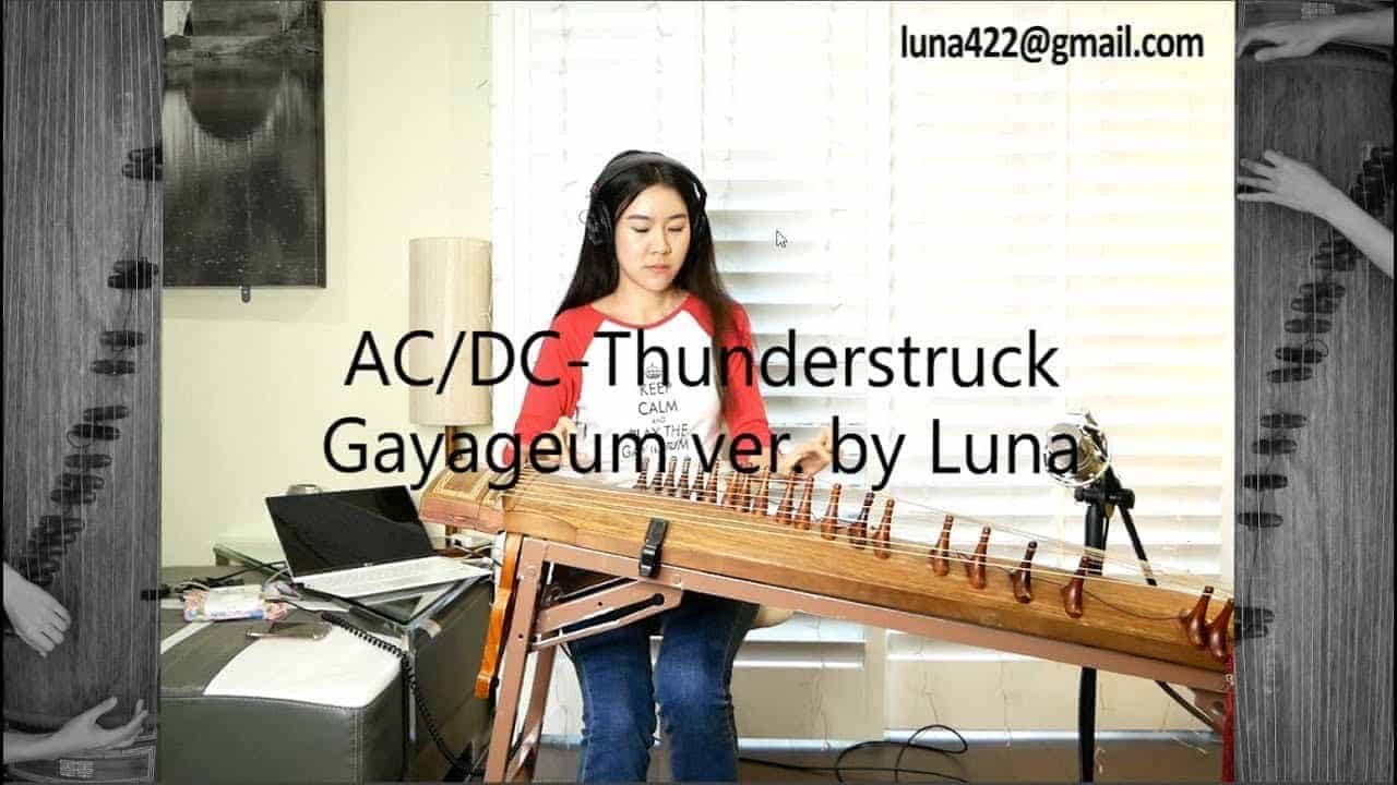 Thunderstruck von AC/DC gespielt auf einer koreanischen Gayageum
