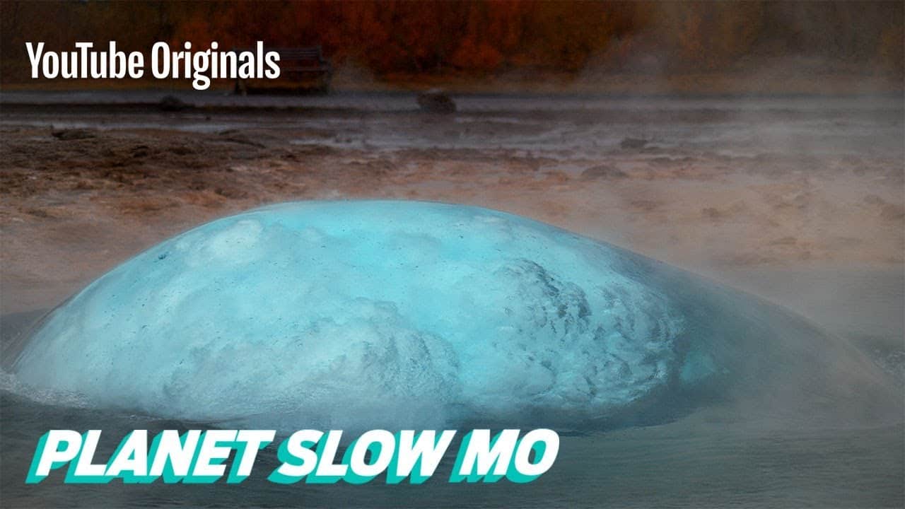 Islands Geysir "Strokkur" in Slow Motion