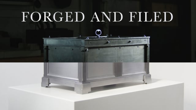 Lock Box: Ein von Hand geschmiedetes, tragbares Schliessfach