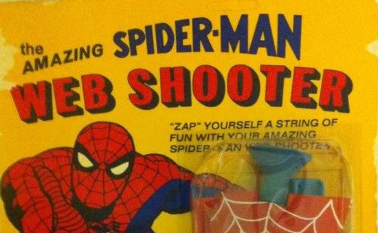 Spider-Man Web Shooter: Ein Spielzeug aus dem Jahr 1976