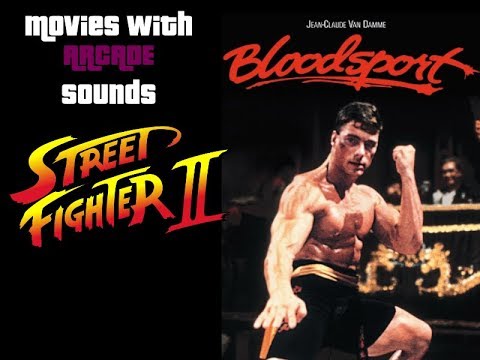 Bloodsport med lyder fra Street Fighter II!