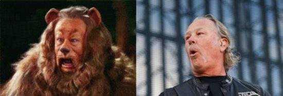 James Hetfield und der feige Löwe