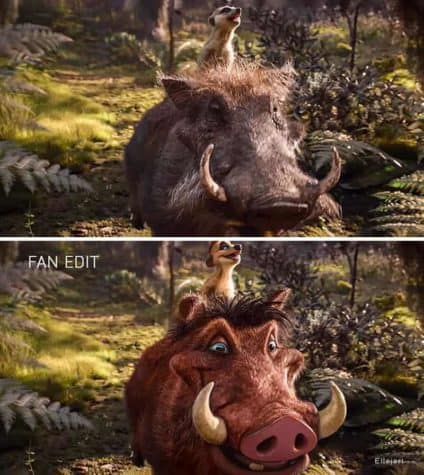 König der Löwen: Künstler zeigt wie das Remake originalgetreu hätte aussehen können