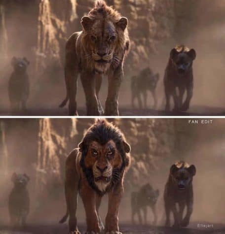 König der Löwen: Künstler zeigt wie das Remake originalgetreu hätte aussehen können