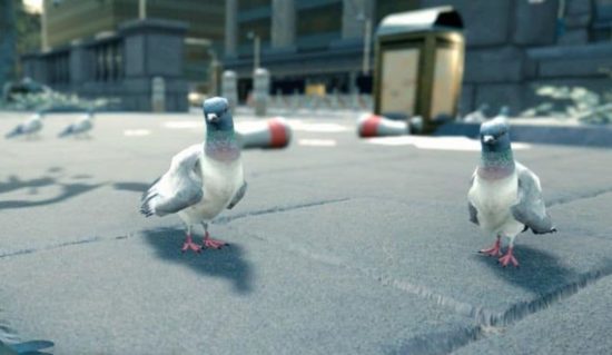 Pigeon Simulator: Poop other people on the head with the pigeon simulator