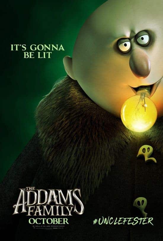 Το Addams Family - Poster μας παρουσιάζει στα μέλη της οικογένειας