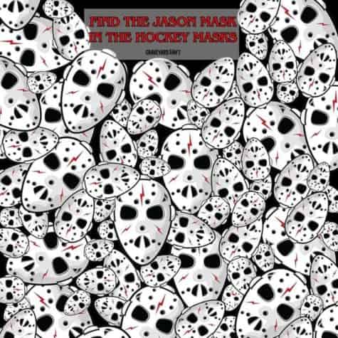 Find the Jason Mask in the Hockey Masks