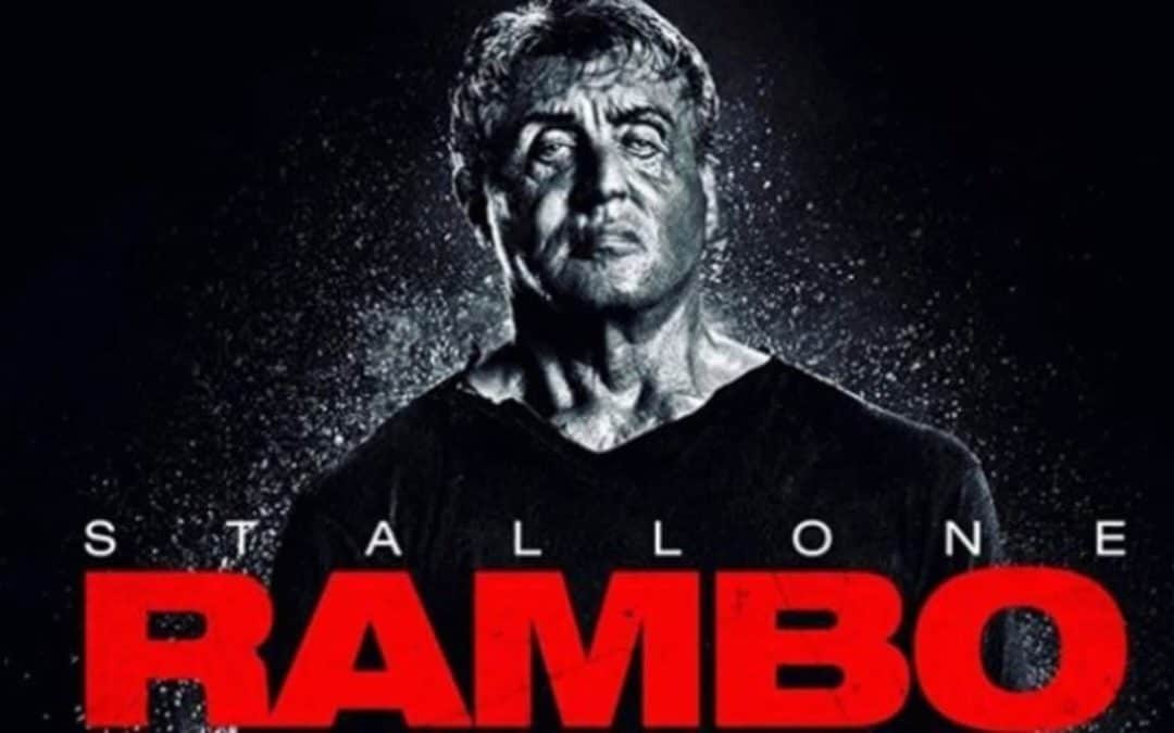 Rambo V: An Fhuil Dheireanach - Póstaer deiridh le bogha agus saighead