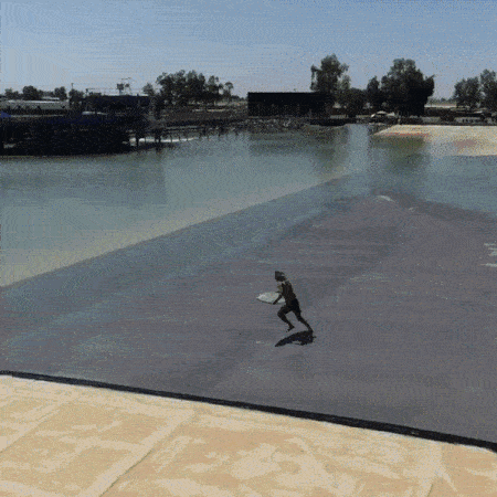 Trainsurfing mit Wasser