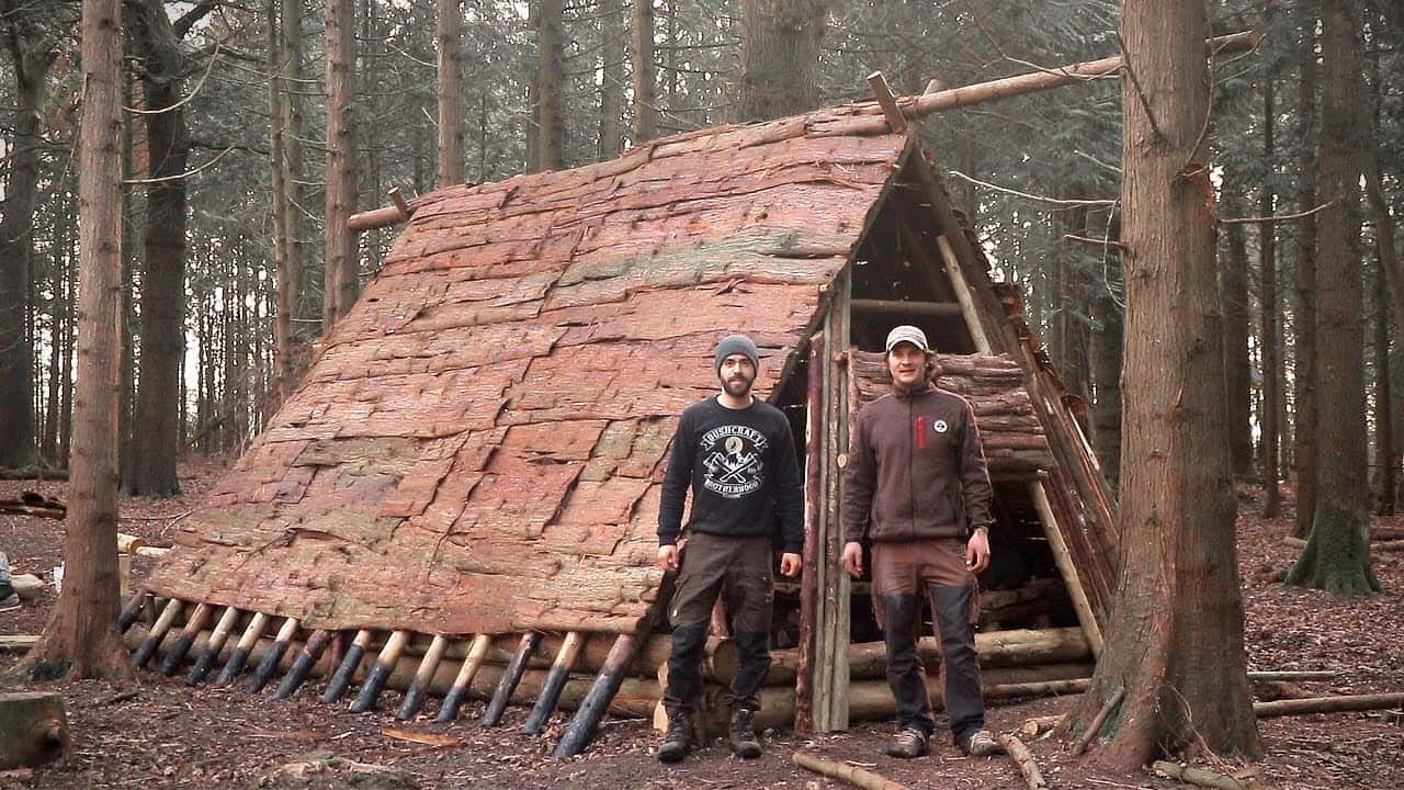 Der Bau eines Wikingerhauses