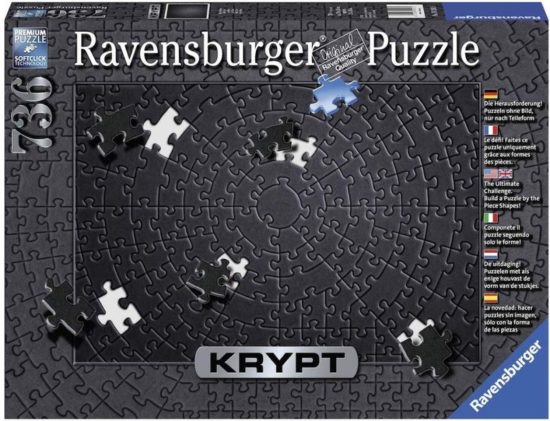 KRYPT: Komplett schwarzes Puzzle von Ravensburger